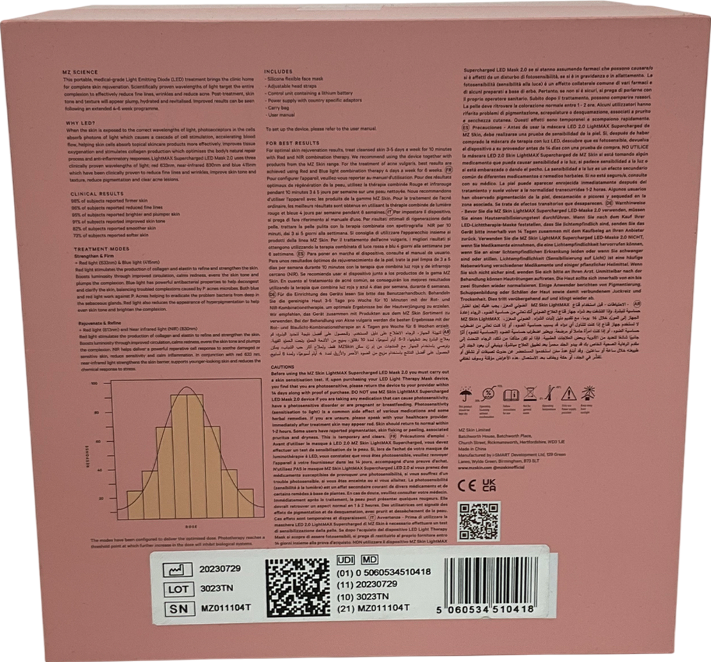 MZ Skin Lightmax Supercharged Led Mask 2.0