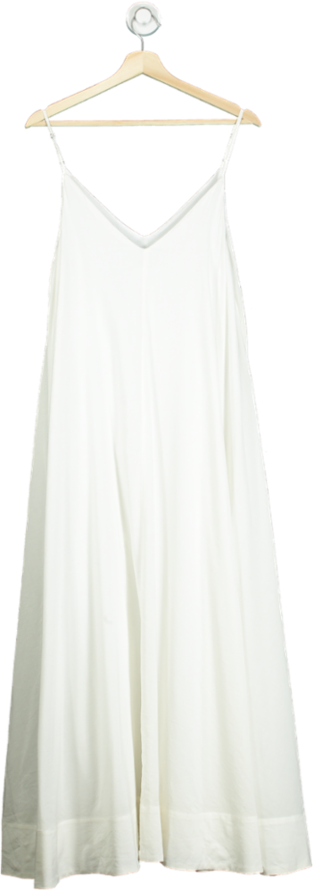 Reformation White Maxi Dress UK S