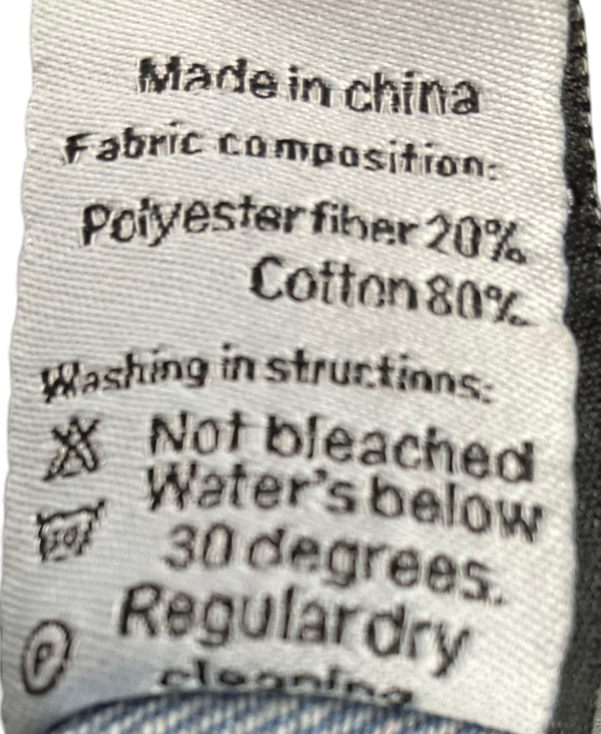 304 Blue Ripped Denim Gilet Casual Vintage UK XXXL