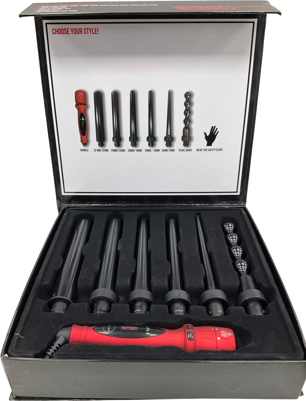 bellami 6 In 1 Tourmaline Curlers One size