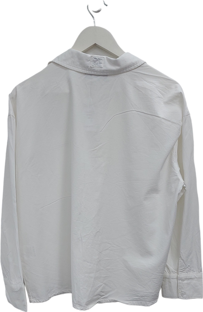 The Couture Club White Zip Pocket Detail Shirt UK 6