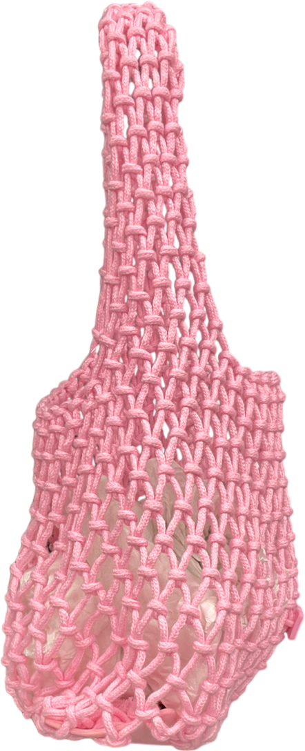 Kosas Pink Crochet Bag