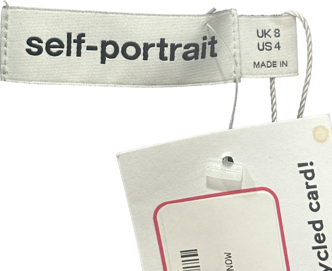 Self-Portrait Black Mini Dress UK 8