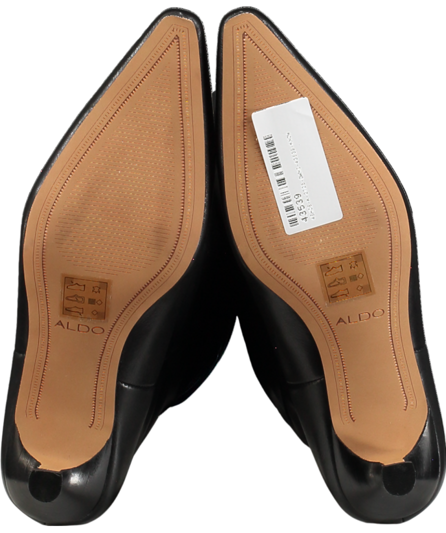 Aldo Black Muttsee Leather Knee-high Boots UK 5.5 EU 38.5 👠