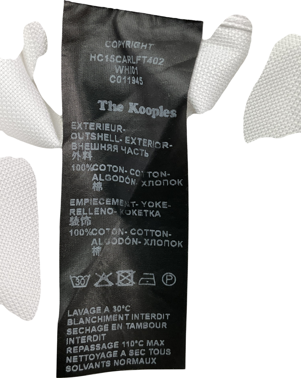 The Kooples White Cotton Shirt UK M