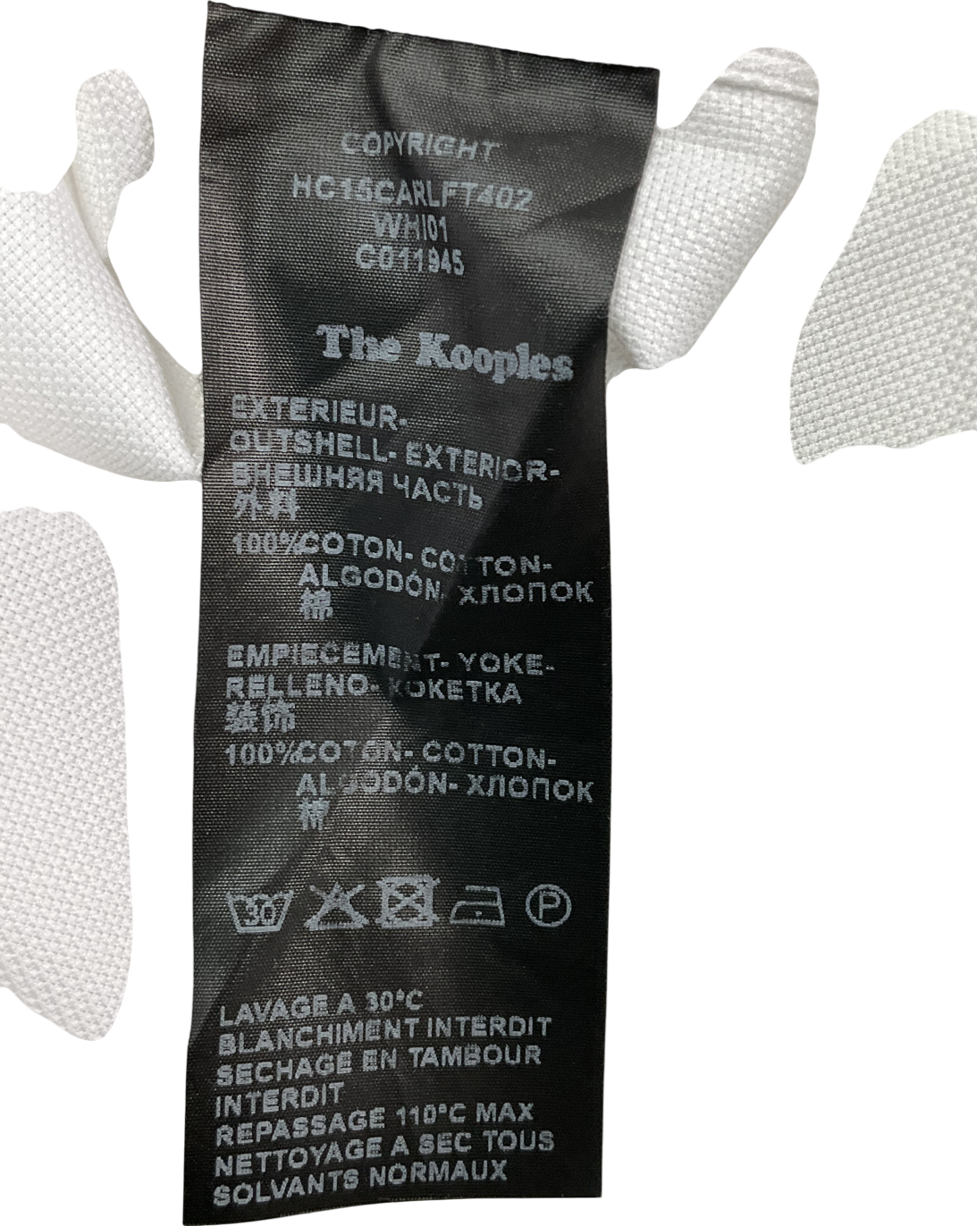 The Kooples White Cotton Shirt UK M