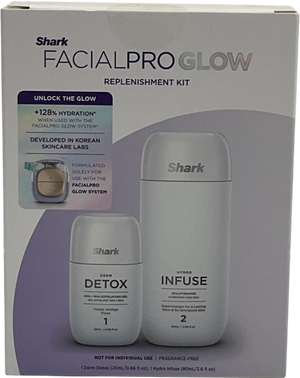 shark Facialpro Glow Detox + Hydrate Replenishment Set One size