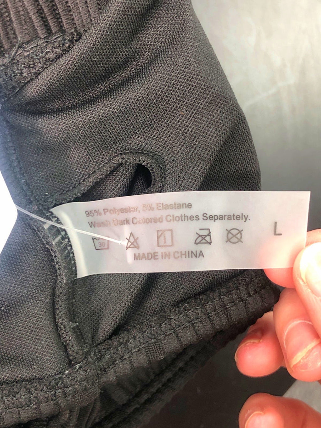 Black Cut Out Swimsuit UK L