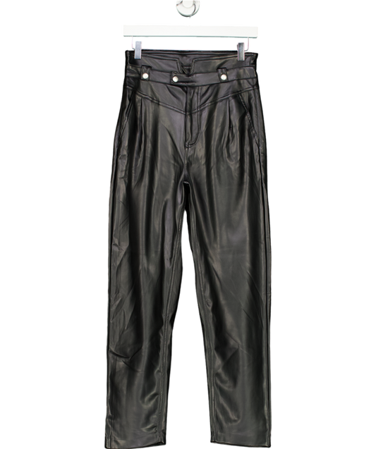 Blank NYC Black Vegan Leather Trousers W27