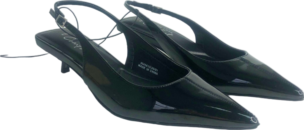 New Look Black Slingback Heels UK 4