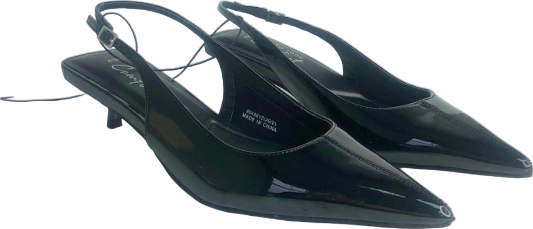 New Look Black Slingback Heels UK 4
