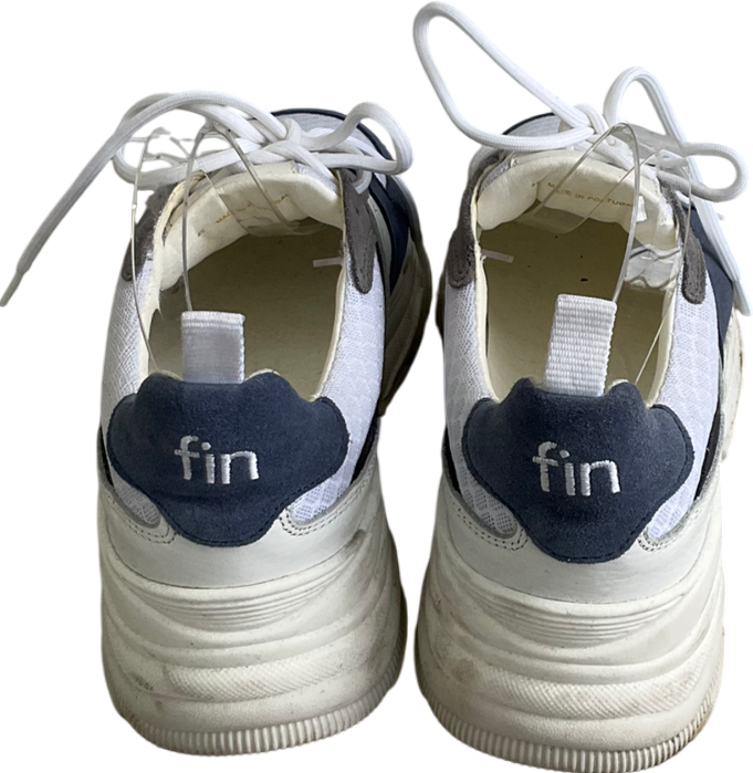 fin White Coastal Blue Trainers UK 9 EU 42 👠