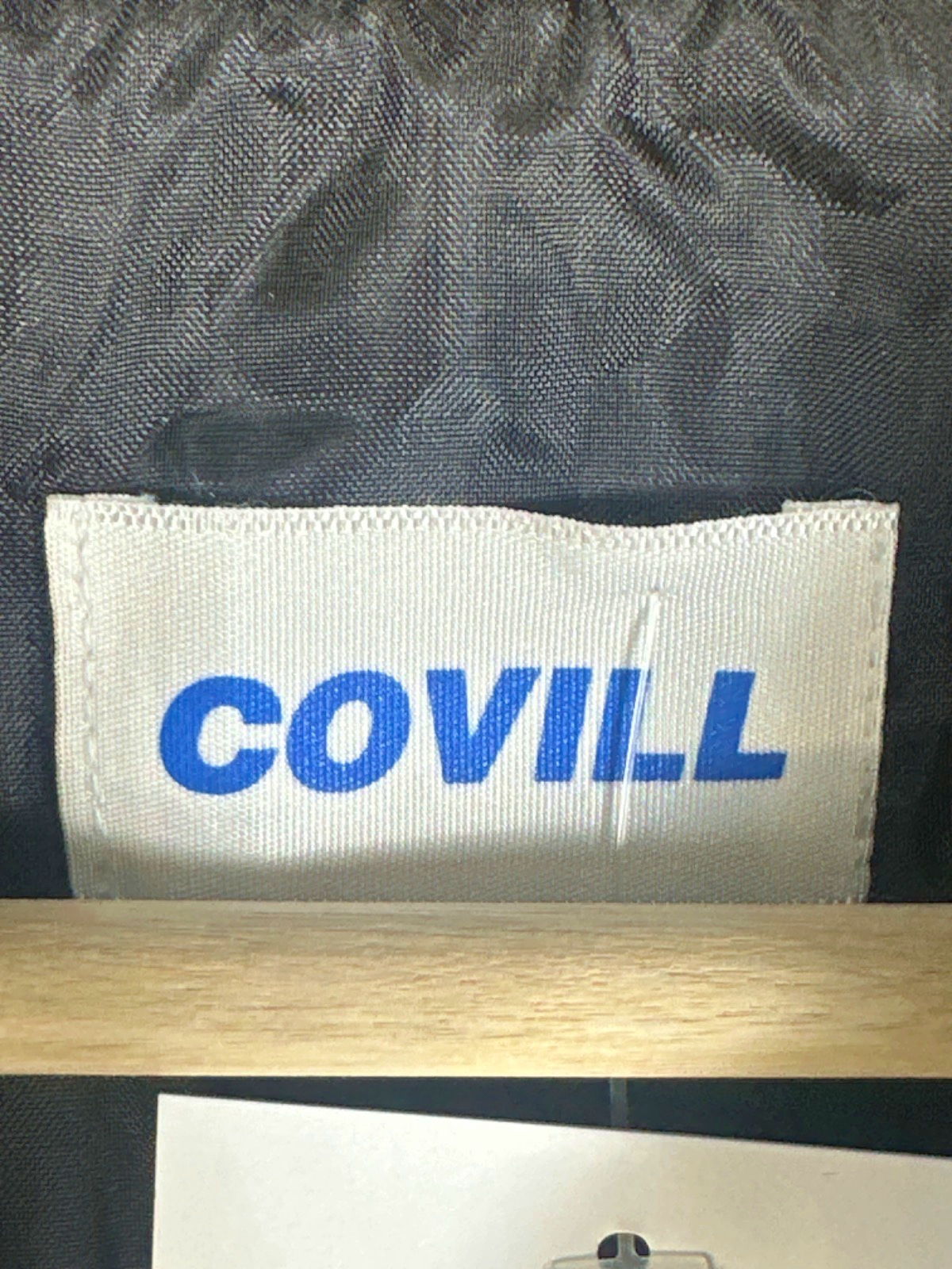 Covill Black Bomber Jacket