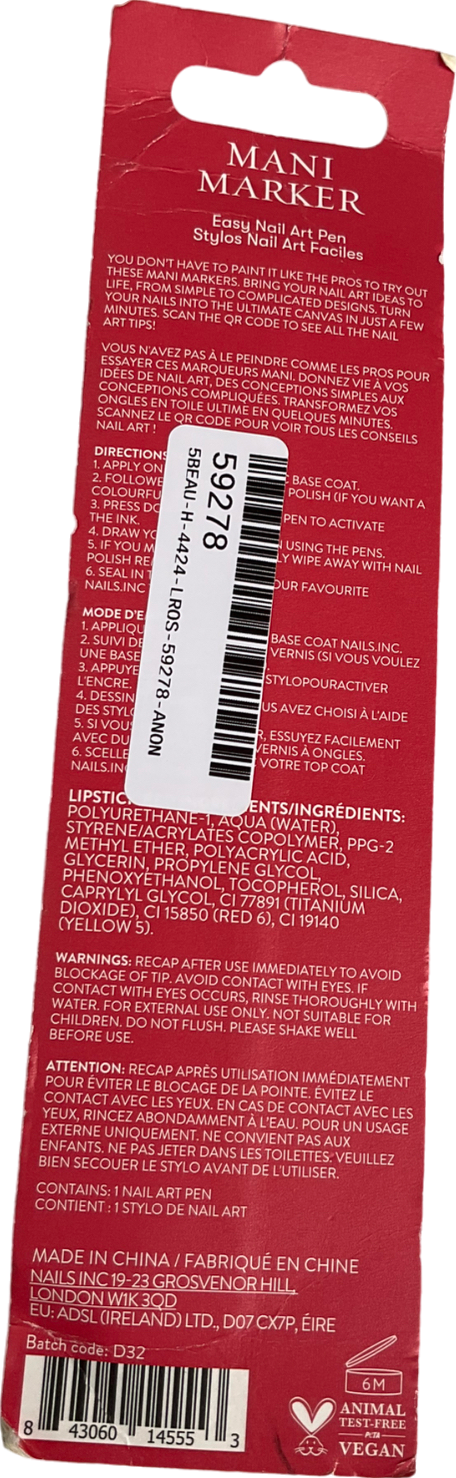 Nails Inc Mani Marker 3ml