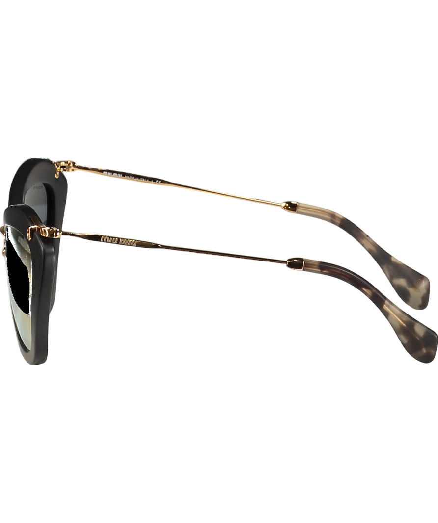 Miu Miu Black Smu07o Square Sunglasses