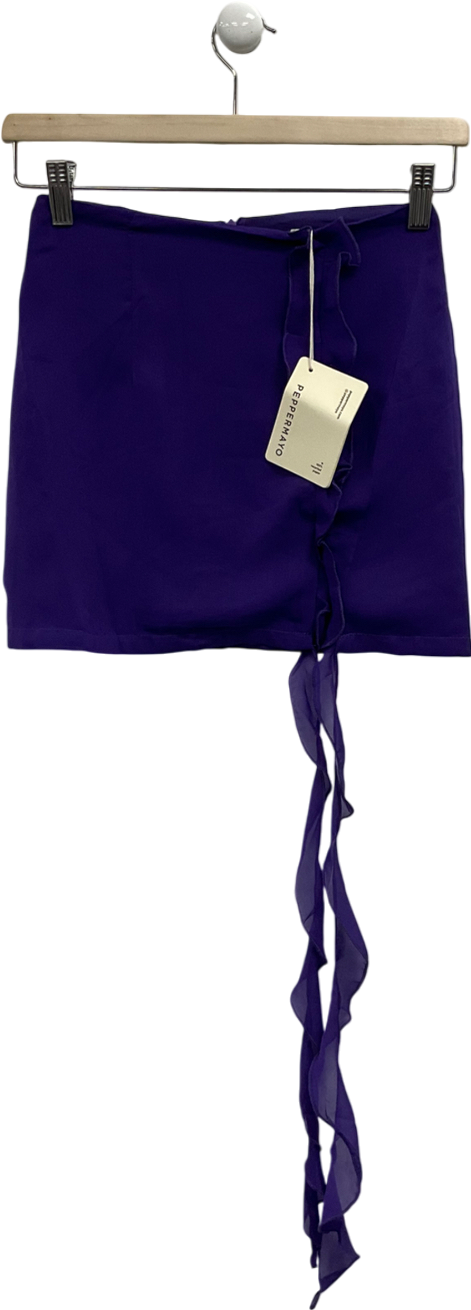 Peppermayo Purple My Favourite Part Mini Skirt UK 4