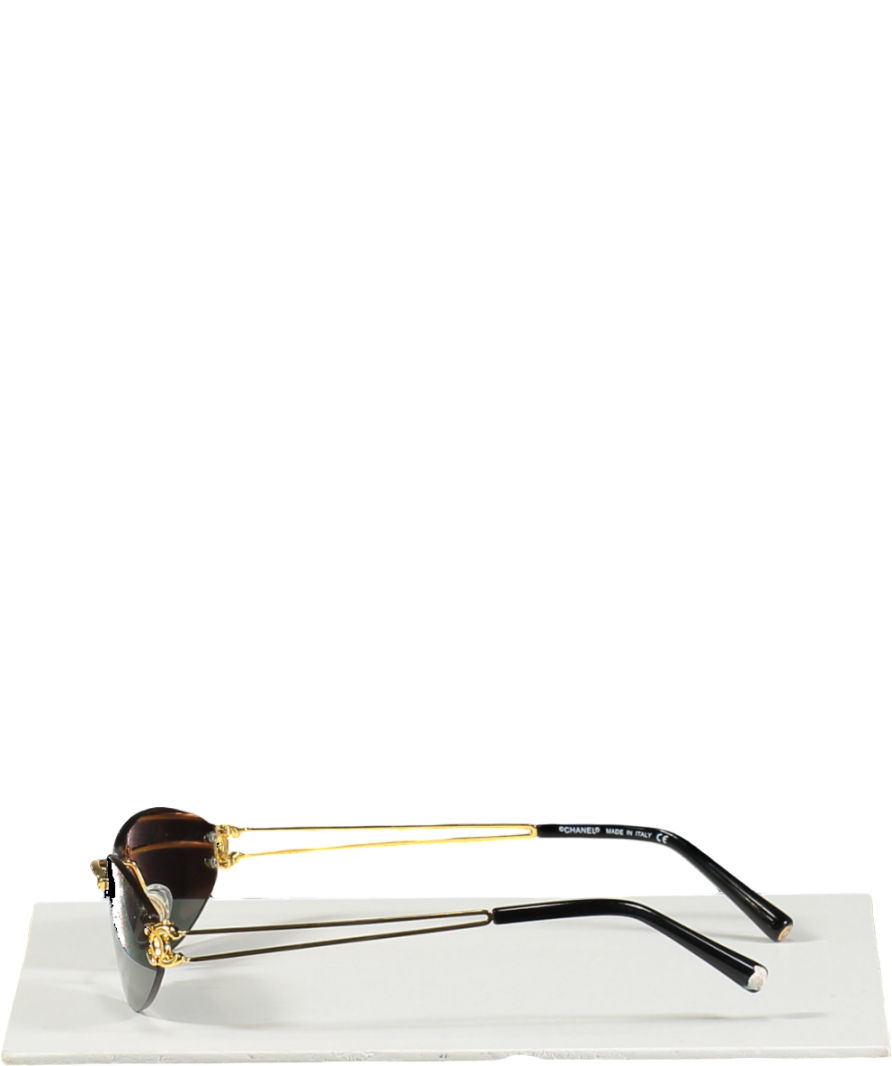 Metallic Wide Huggie Hoop Earrings One Size