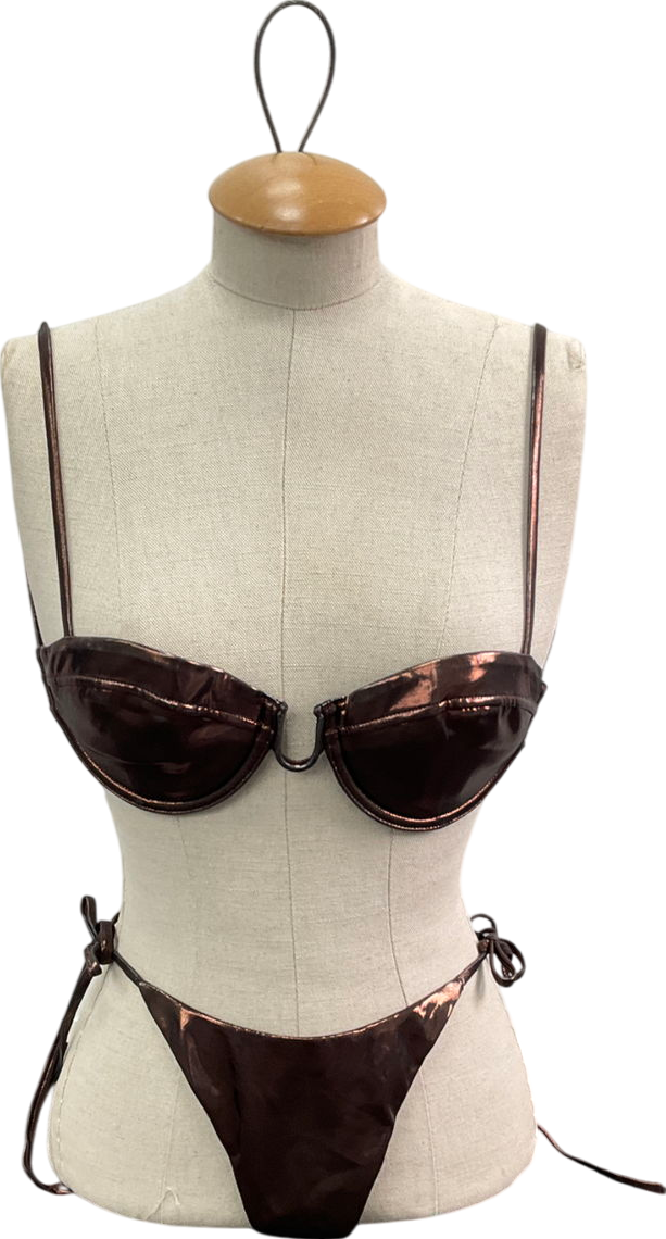 lovewave Brown The Chloe Bikini Set UK M