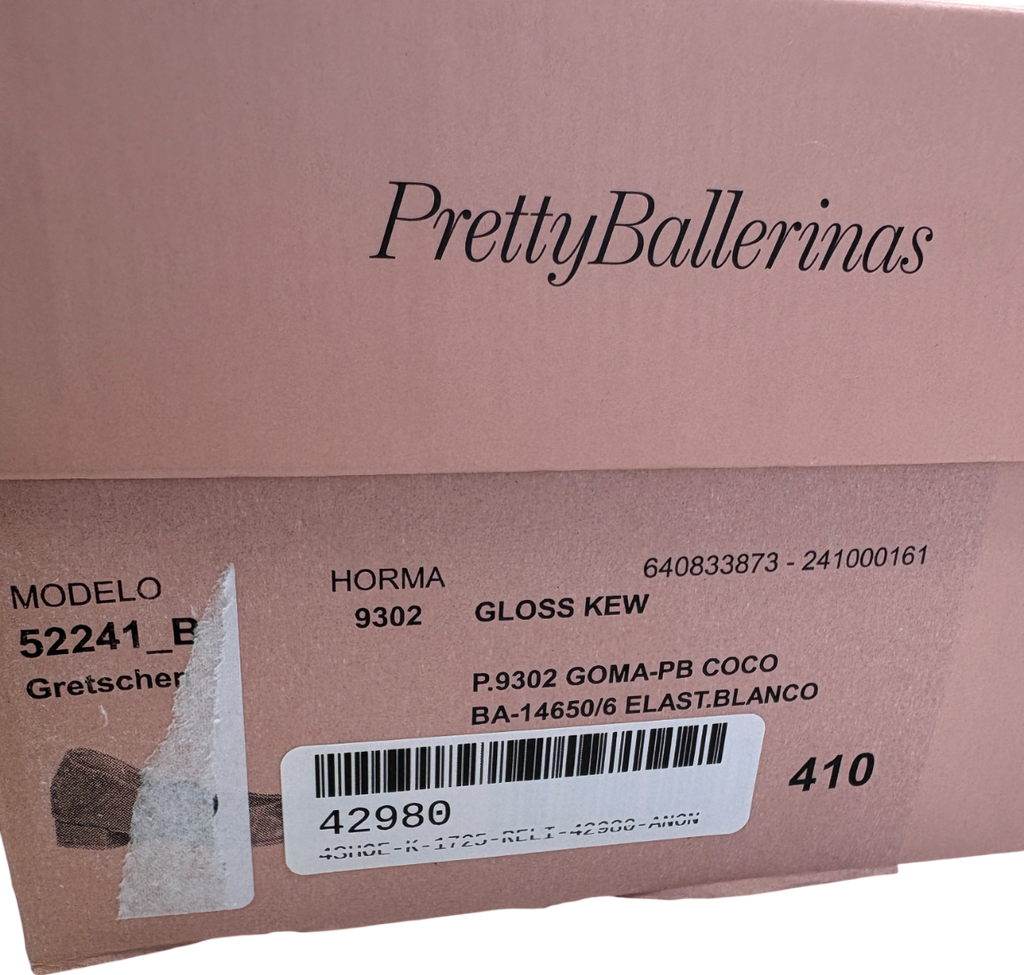 Pretty Ballerinas Green Gretschen Ballerina Pumps UK 8 EU 41 👠