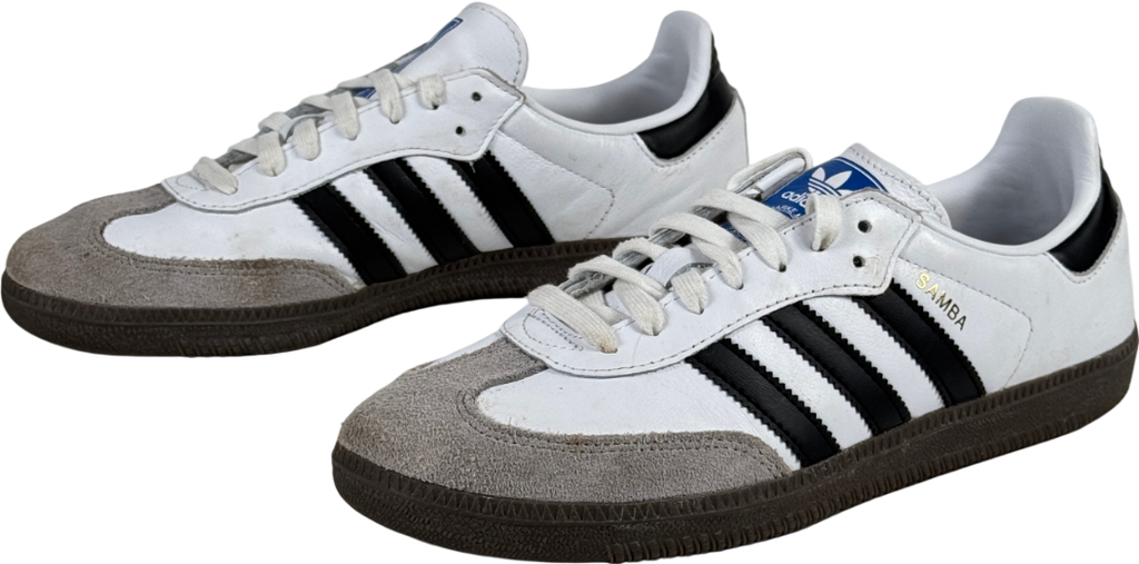 ADIDAS Samba Og Shoes In White / Black UK 7.5 EU 40.5 👠