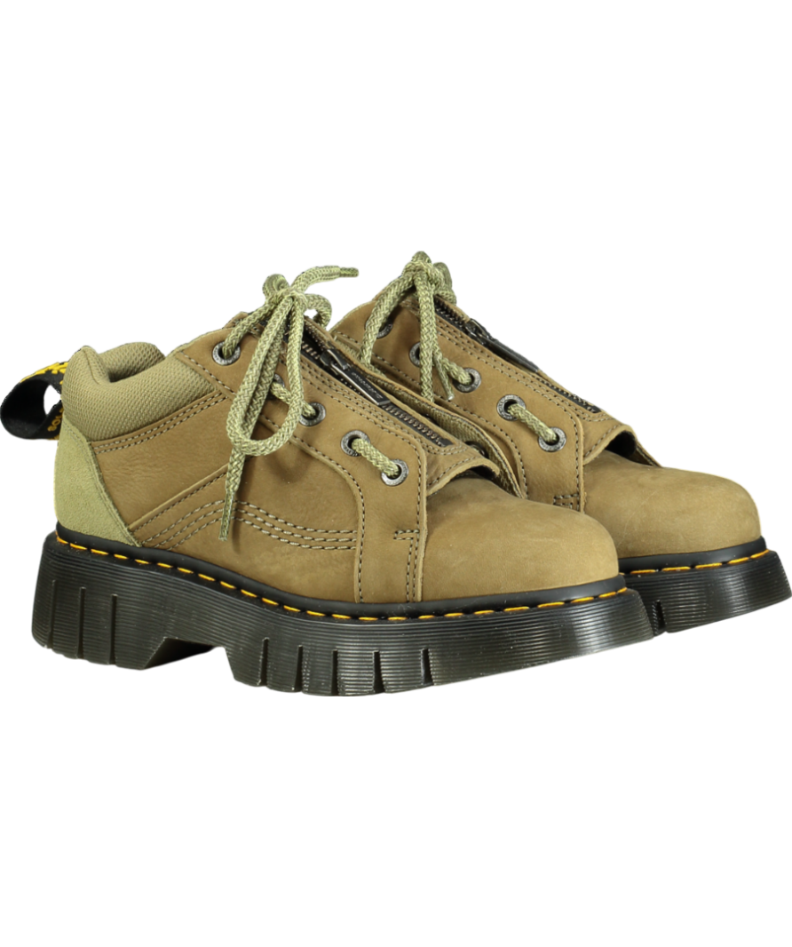 Dr Martens Green Woodard Lo Zip Shoes UK 6 EU 39 👠