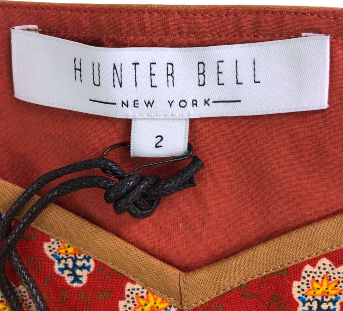 Hunter Bell Burgundy Blayne Top UK Size 6