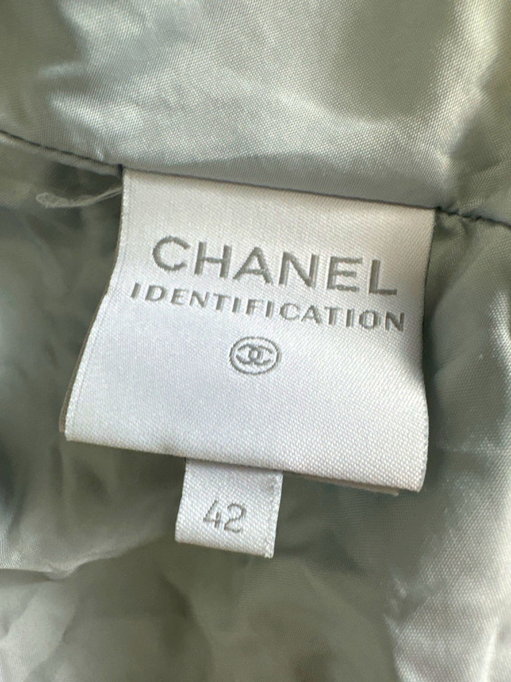 Chanel White Quilted Sportline Logo Sleeve Jacket UK 14