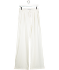 In The Style White Tailored Wide Leg Trousers UK 8