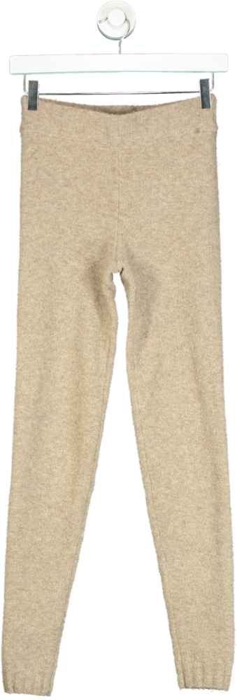 H&M Beige Knit Leggings UK XS