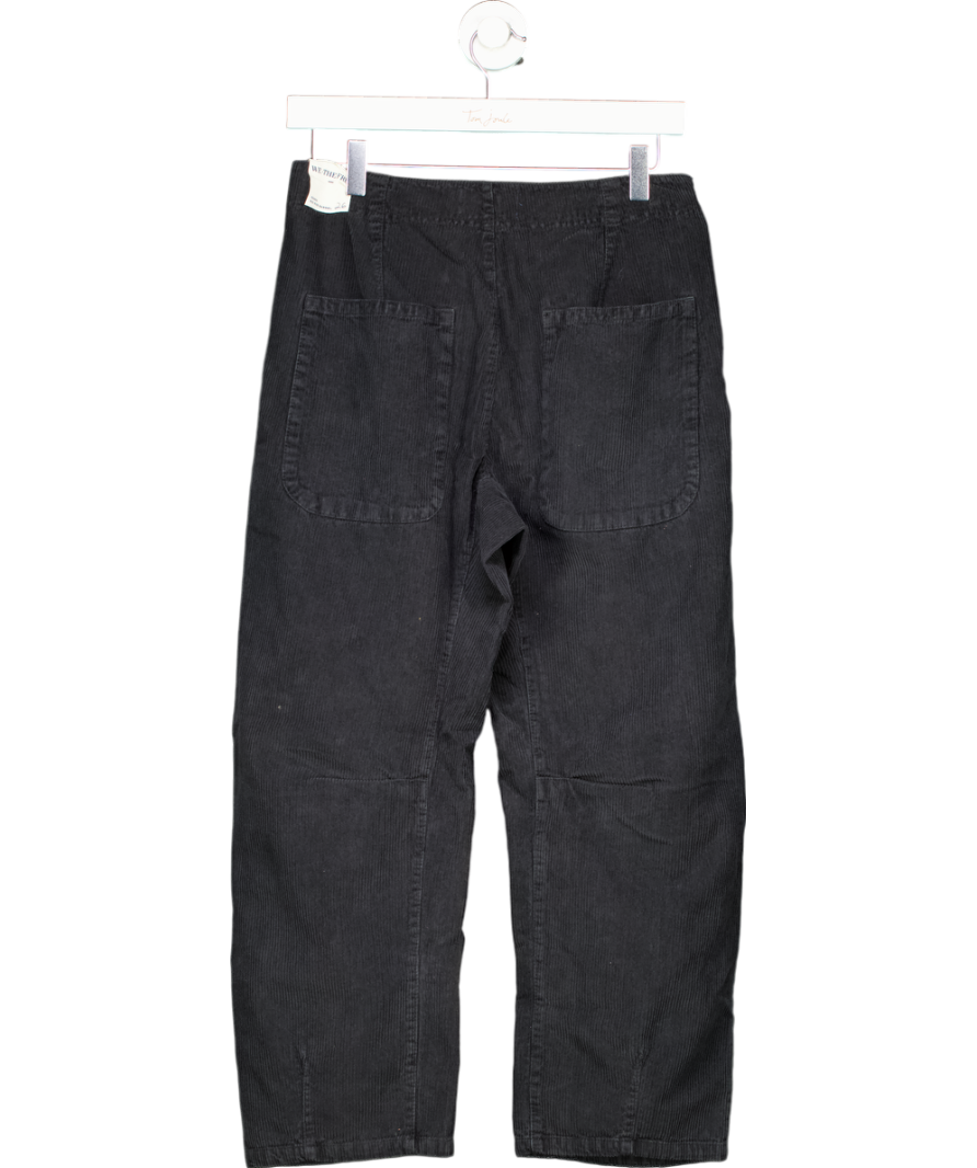 Free People Black We The Free Osaka Mid-rise Barrel Cord Jeans W26