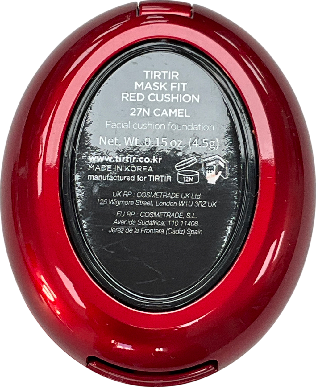 tirtir Mask Fit Red Cushion Foundation 27n 4.5