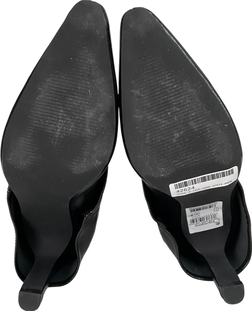 Next Black Knee High Cuffed Boots UK 4 EU 37 👠