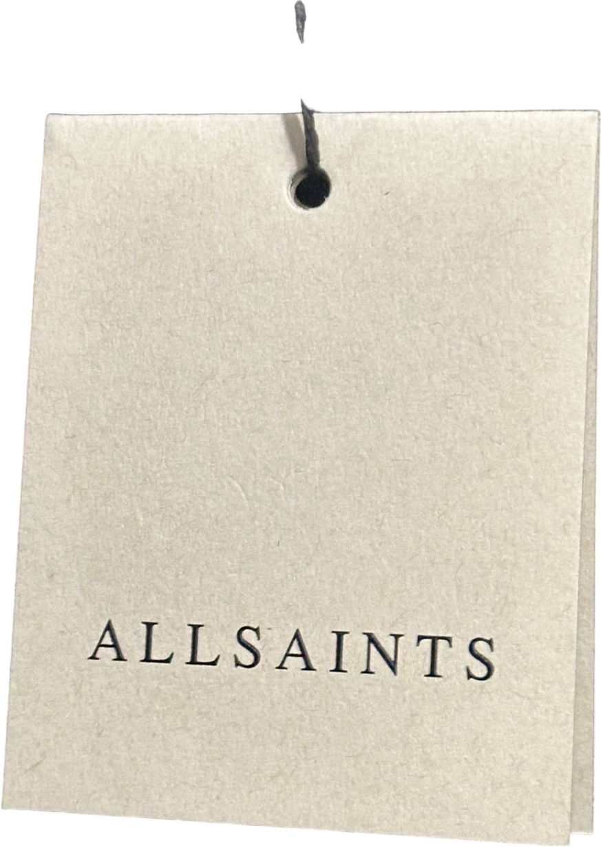 AllSaints Black Norlene Lea Dress UK 6