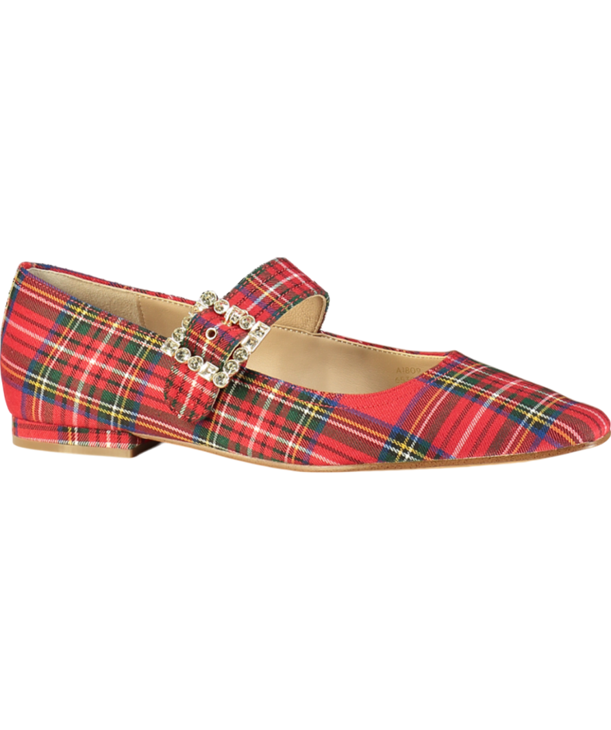 Boden Red Vic Chisel Toe Mary Janes UK 8 EU 41 👠