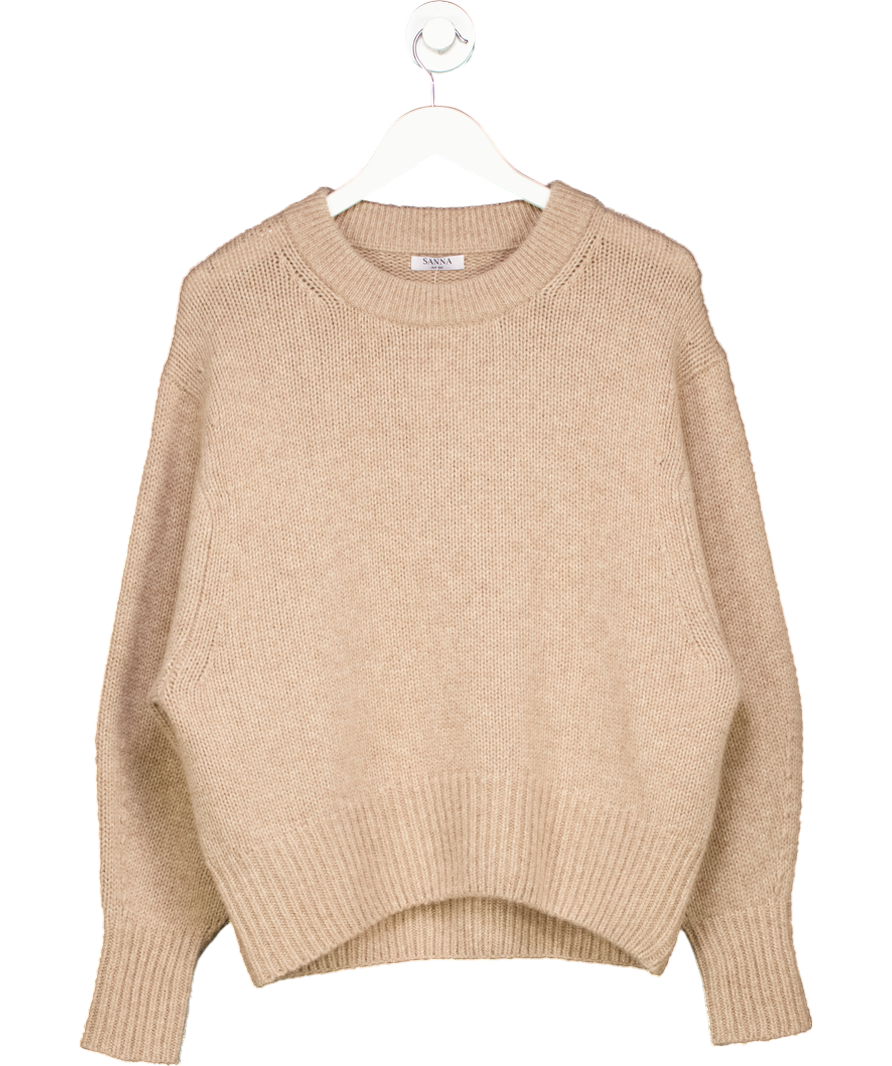 Sanna New York Beige Marin Crew Neck Seeater One Size