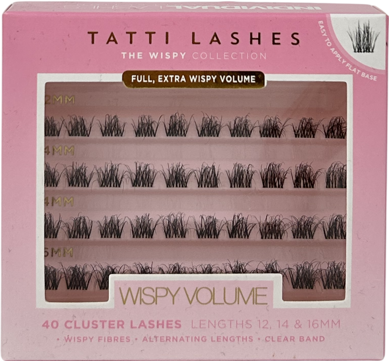 Tatti Lashes Wispy Cluster Lashes Wispy Volume 40 cluster lashes