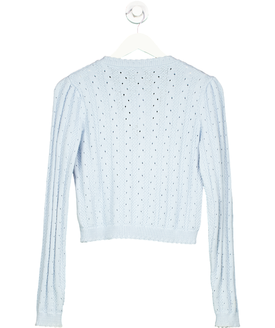 Urban Outfitters Blue Floral Embroidered Cardigan UK S