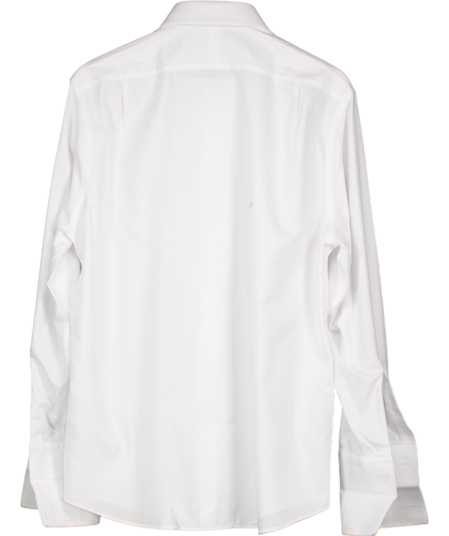 Charles tyrwhitt Non-iron Twill Shirt - White UK 42" CHEST