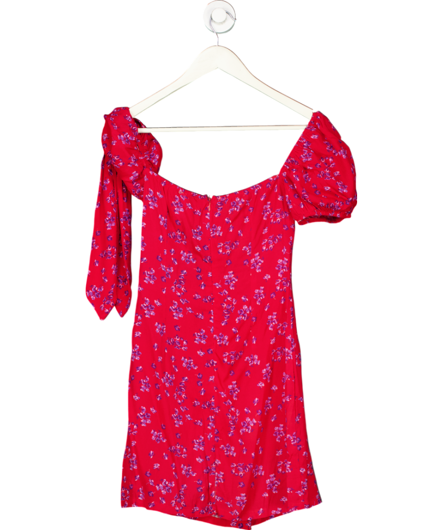 Rat & Boa Red Floral Mini Dress UK XS