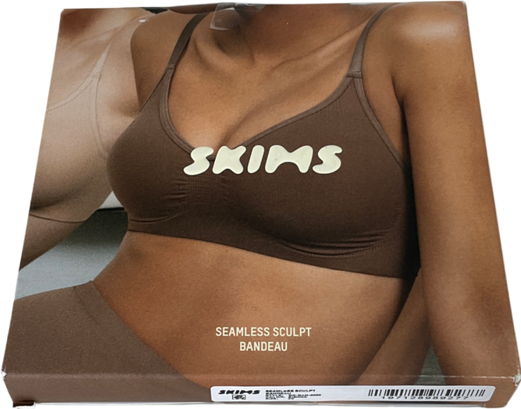 SKIMS Beige Seamless Sculpt Bandeau - Sienna UK XXL