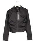 White Fox Black Turn On The Light Long Sleeve Shirt UK M