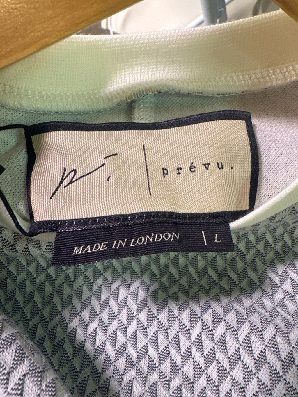 Prevu Grey Webster Ss Crew T-shirt UK L