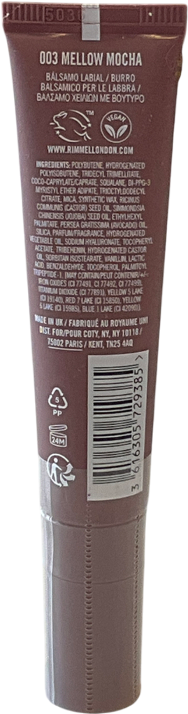 Rimmel Oh My Gloss! Butter Me Up Lip Butter Balm 003 Mellow Mocha 15ml