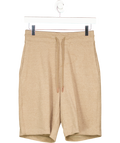 Private White V.C Beige Cotton Pull On Shorts W30