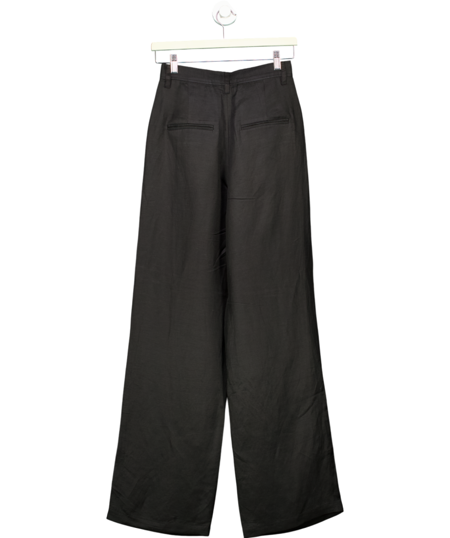 Anine Bing Women's Carrie Wide Leg Trousers Black UK 6