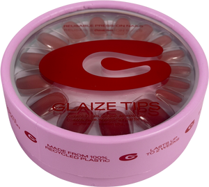 Glaize Press On Nails Classic Red 32