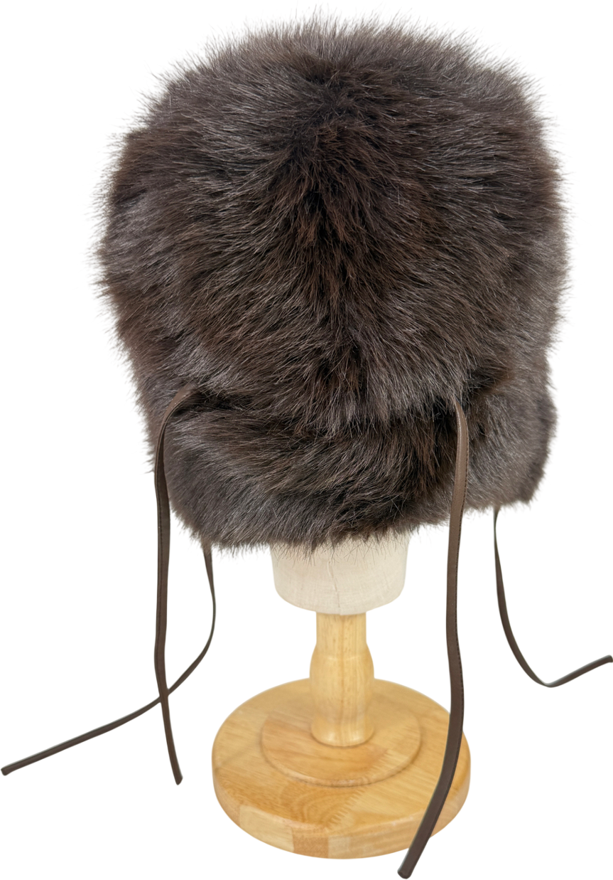 Holzweiler Trapper Hat Unisex - Ear Warmers - Dark Brown One Size