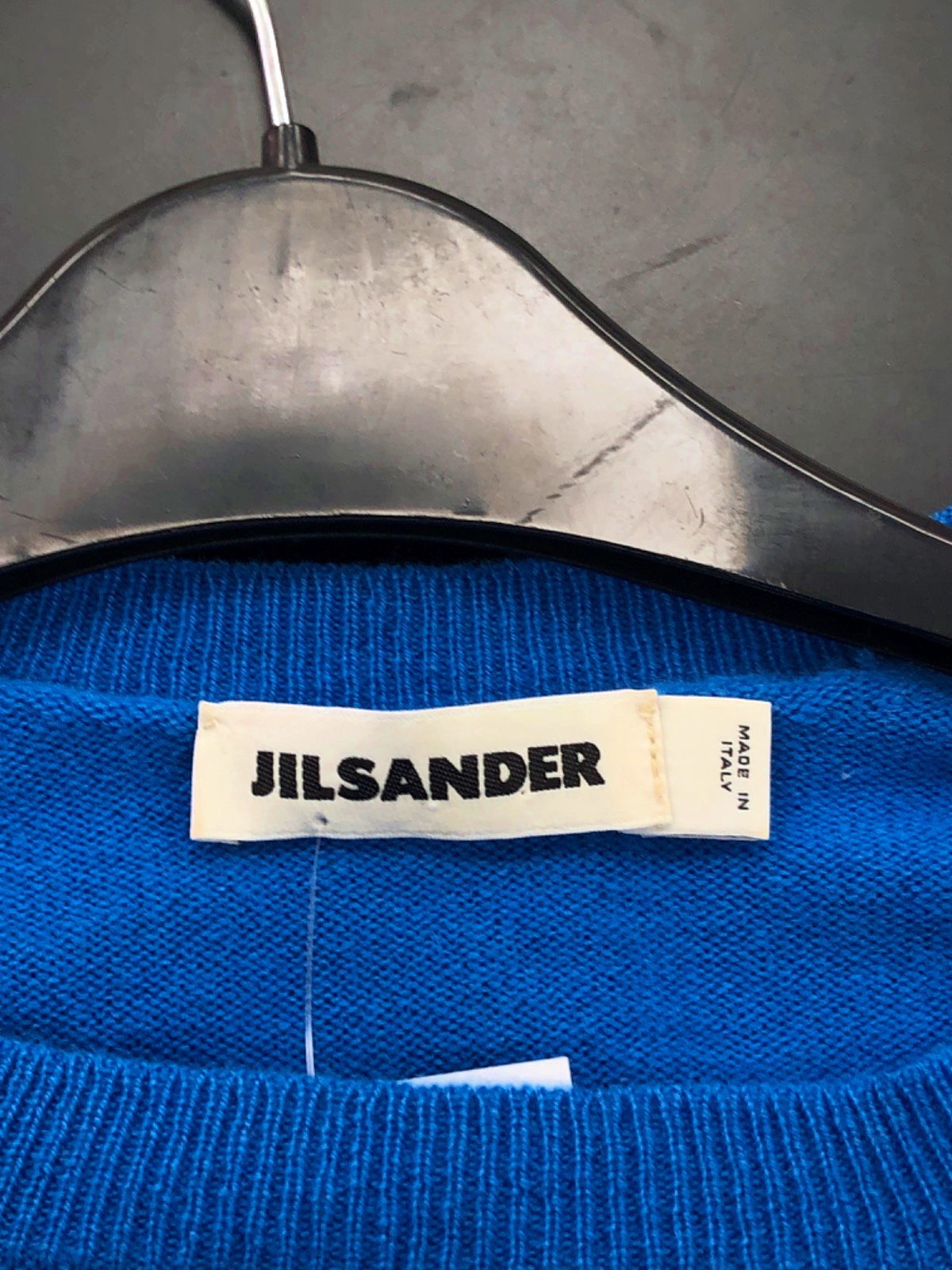 Jil Sander Blue Cashmere Jumper