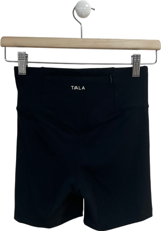 T/ALA Black Sculpt Shorts UK S