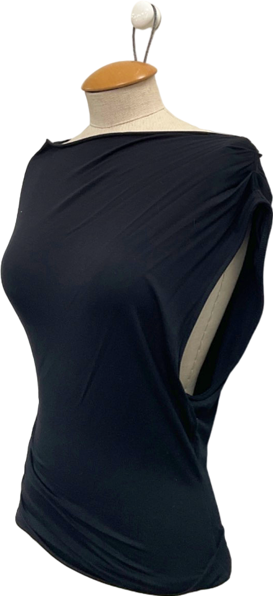 Naked Wardrobe Black Sleeveless Top UK M